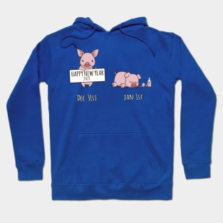 Happy New Year 2019 Funny Year Of The Pig Shirt NYE T-Shirt Hoodie